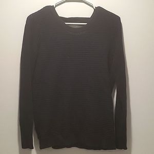 Dark Blue open back sweater